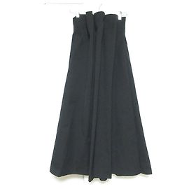 Autre Marque Saia ENFOLD Taslan Garze com pregas Preto