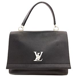 Borsa Louis Vuitton Lockme Cartable Nero