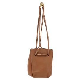 Hermès Hermes Vespa Pouch Leather Brown