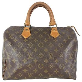 Louis Vuitton Speedy Bandouliere Bag Monogram Canvas 30 Multiple colors