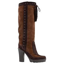 Yves Saint Laurent Botas marrons Marrom