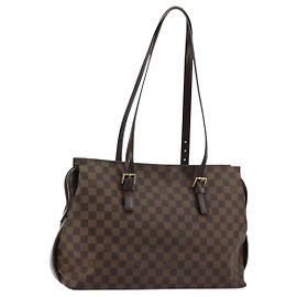 LOUIS VUITTON Damier Ebene Chelsea Tote Bag N51119 LV Auth ka4308 Damier ebène