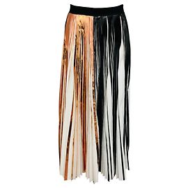 Maxi-Plisquierock Proenza Schouler Black / White / Copper Metallic Plisse Pleated Foil Metallisch