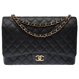 Bolsa CHANEL Timeless/Classique em Couro Preto - 103508 Preto