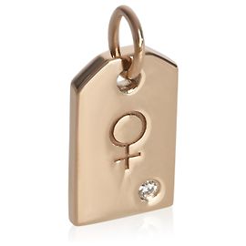 Pingente Mini Tag em ouro rosa e diamantes Tiffany & Co. Outro