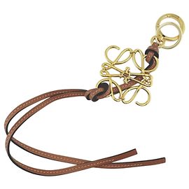 Borsa Anagram Charm LOEWE Marrone D'oro
