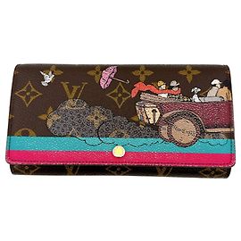 Louis Vuitton Monogram Long Wallet Brown