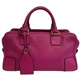 Bolsa de ombro Loewe Amazona 28 em rosa Rosa