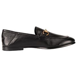 Mocassini Gucci Brixton Horsebit in pelle nera da uomo EU 40.5 US 7 Nero