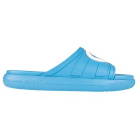 Sandali Slide Gucci Interlocking G in gomma Super Blue Donna EU 43 / US 9.5 Blu