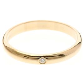 Cartier 1895 Pink Gold Diamond Band Ring Golden
