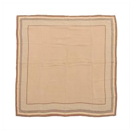 Sciarpa Chanel in seta seta 83 cm Beige