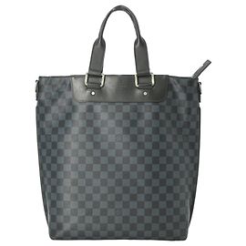 Borsa Tote Louis Vuitton Damier Cobalt Cabas Jour Blu navy