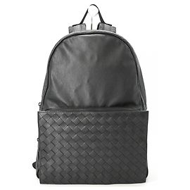 Bottega Veneta Intrecciato Nappa Leather Backpack Black