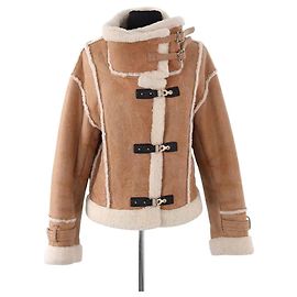 Acne Beige suede Beige
