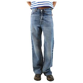 Saint Laurent Blaue Jeans mit weitem Bein - Größe UK 8 Blau