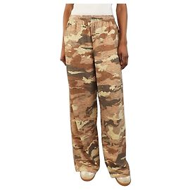 Acne Braune Desert Camo Wide-Leg-Hose - Größe XS Braun