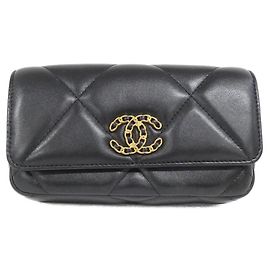 Marsupio Chanel19 in agnello Nero