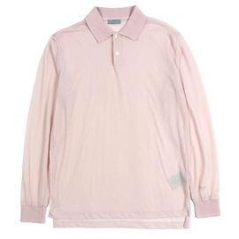 Polo de manga larga de algodón Dior Rosa