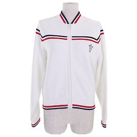 Giacca bomber Christian Dior Dior Vibe in rayon Bianco