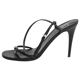 Valentino Sandales stiletto Black Rockstud - taille EU 38 Noir