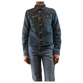 Miu Miu Camicia in denim blu - taglia UK 8 Blu