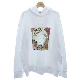 Stella Mc Cartney Stella McCartney Record Hoodie Hoodie Kapuzenpullover Weiß