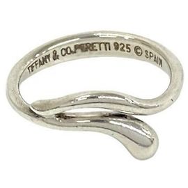 Tiffany & Co. Freeform Teardrop Band Ring Silvery
