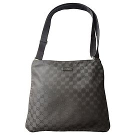 Borsa a tracolla Gucci Monogram Nera Nero
