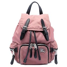 Burberry Pink Mini Nylon Rucksack Pink