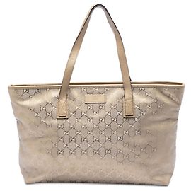 Tote Gucci Gold Medium GG Imprime D'oro