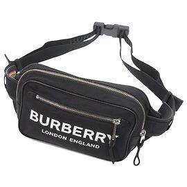 Marsupio Burberry Black Econyl Nylon Logo Nero