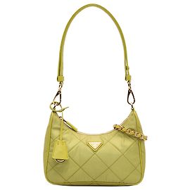 Sac Chaine Prada Green Impuntu Re Nylon Re Edition 1995 Vert Vert clair