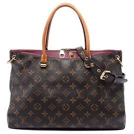 Louis Vuitton Marrone Monogram Pallas MM Marrone