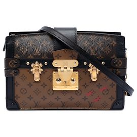 Pochette Louis Vuitton Brown Monogram Reverse Trunk Marron