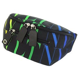 Riñonera de nylon negro VLTN Valentino Negro
