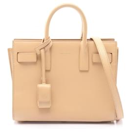 Yves Saint Laurent Sac de Jour Nano 2-Way Tote Bag Bege