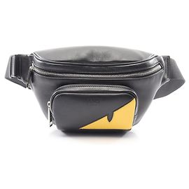 Borsa Fendi Bugs Monster Eye Nero Giallo