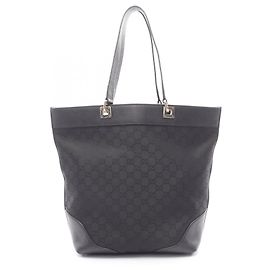 Sac cabas Gucci GG Pattern Noir