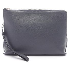 Borsa a mano e clutch Loewe Anagram Second Bag Blu navy