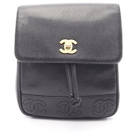 Zaino/Borsa Chanel Triple Coco Mark Nero