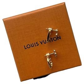 Louis Vuitton Pendientes Flower & Star Dorado