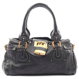 Chloé Borsa in pelle Chloe Paddington Nera Nero