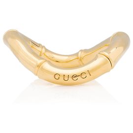 Bracciale Gucci Metal Bamboo D'oro Metallico