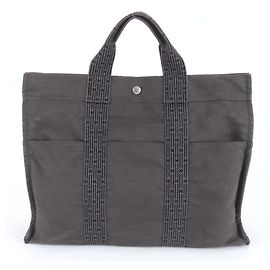 Hermès Borsa Tote Hermes Herline MM Marrone