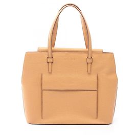 Bolsa de mão em couro bege Loewe Bege