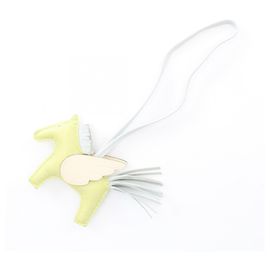 Hermès Hermes Rodeo Pegasus PM Handbag Charm Blue Green Cream