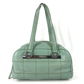 Mini borsa Boston Chanel blu Blu