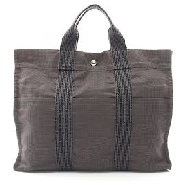 Hermès Borsa Tote Hermes Herline MM Marrone