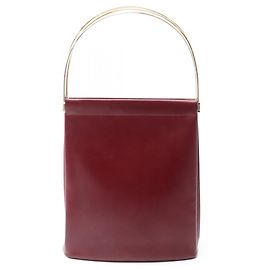 Bolsa Cartier Trinity em couro Bordeaux Bordeaux